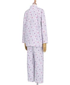 Wing パジャマ 長袖 長ズボン 綿混(本体) あったか レディース EP6013 ウイング／ワコール