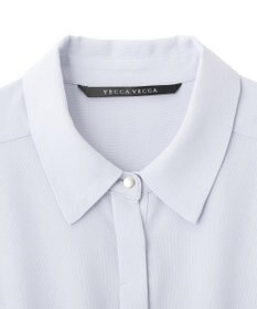 YECCA VECCA 【接触冷感】ベルト付きシャツワンピース