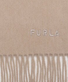 MOONBAT FURLA カシミヤ100%無地マフラー/幅30cm