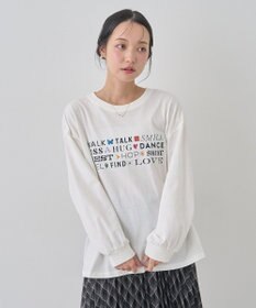 earth music&ecology いいことワードロゴＴシャツ
