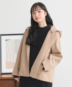 earth music&ecology ２Ｗａｙフードショートコート