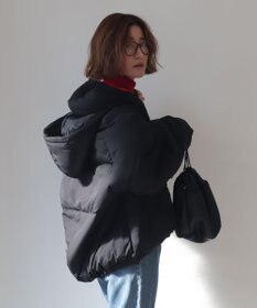 WEGO 【25年秋冬新作/ユニセックス着用ITEM/SMLサイズ展開】2WAYパファーブルゾン