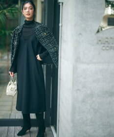 23区 【SLOW/一部店舗限定】シアーリブ タートルネックニット