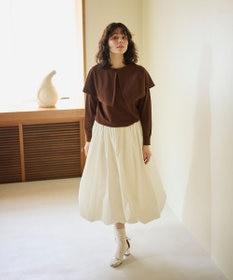 #Newans 【洗える】ケープカラープルオーバー