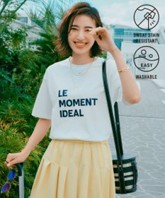 UNFILO BEAUTY FORM ロゴ刺繍 半袖Tシャツ