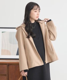 earth music&ecology ２Ｗａｙフードショートコート