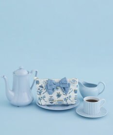 Maison de FLEUR ティーカップ柄ゴブランポーチ