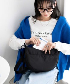 WEGO カラーハーフムーンショルダー