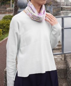 Marca 【伝統横濱スカーフ】YOKOHAMA MINATOMIRAI  大判 シルクツイル スカーフ