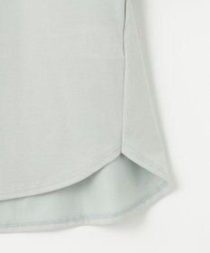 J.PRESS LADIES L 【吸水速乾】プレーティングジャージー バンドカラー カットソー