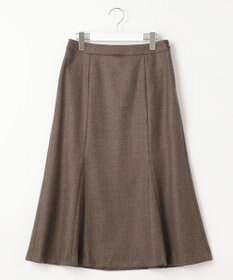 J.PRESS LADIES 【洗える】フラノハンドウォッシュ マーメイド スカート