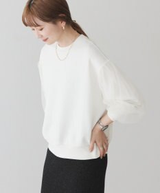 AMERICAN HOLIC 袖チュール重ねプルオーバー