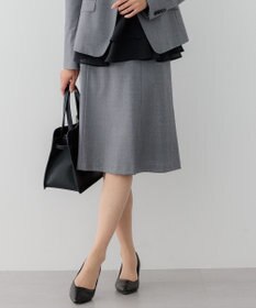 23区 【セットアップ対応】ラフィーネウール フレア スカート