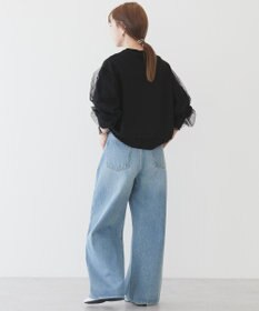 AMERICAN HOLIC 袖チュール重ねプルオーバー