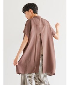 AMERICAN HOLIC ブザムフレンチスリーブバックオープンチュニック