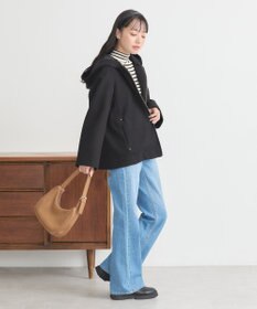 earth music&ecology ２Ｗａｙフードショートコート