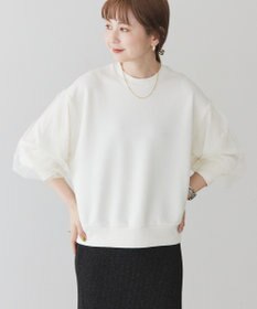 AMERICAN HOLIC 袖チュール重ねプルオーバー