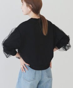 AMERICAN HOLIC 袖チュール重ねプルオーバー