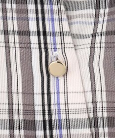 ANY SIS 【洗える】ピケチェック ブラウス