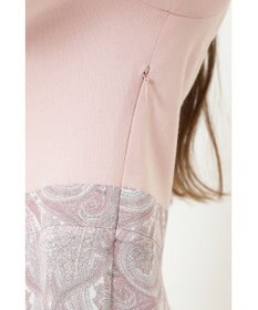 DAKS ペイズリープリントコンビニットワンピース