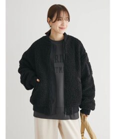 Green Parks ・Ｄｏｕｂｌｅ　Ｆｌａｇｓ　　ボアブルゾン