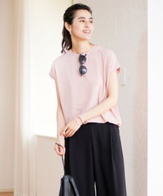 UNFILO 【Oggi 6月号掲載】BEAUTY FORM フレンチスリーブTシャツ