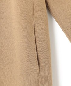 ICB 【洗える】コットンアセテートスムース ロングニットアウター