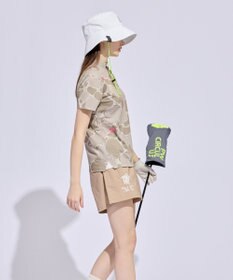 PW CIRCULUS 【MEN】WATER SURFACE プリントモックネックT ゴルフウェア レディース