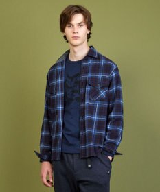 JOSEPH ABBOUD MOUNTAIN オーガニック チェック ラフィーネル シャツ