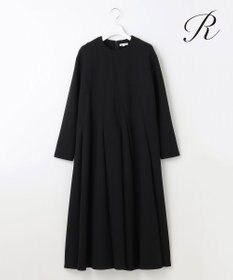 23区 L 【R(アール)】ウールダブルクロス イレギュラータック フレアワンピース