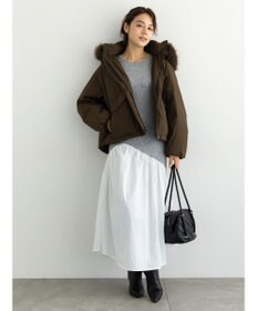 Te chichi 【宮本茉由着用】フードショートダウンジャケット