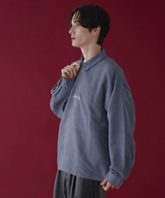 WEGO フェイクスウェードハーフZIPシャツ（LS）