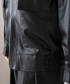 WEGO 2WAYファー襟PUジャケット