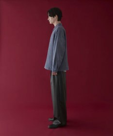 WEGO フェイクスウェードハーフZIPシャツ（LS）