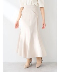 earth music&ecology パール付きマーメイドスカート