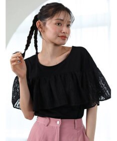 Green Parks ・ＳＵＧＡＲ　ＳＰＯＯＮ　レースフリルプルオーバー