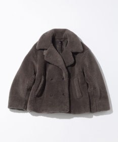 23区 S 【CanCam11月号掲載】ECOPELテディボア ダブルフロント アウター