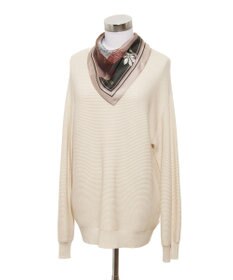 MOONBAT 【WEB限定】PAUL & JOE ACCESSOIRES シルクツイル キャットコラージュスカーフ 58×58cm