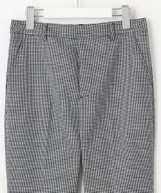 J.PRESS LADIES L 【洗える】シャークスキンハウンドトゥース テーパード パンツ