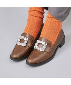 MODE ET JACOMO <carino>ビジューバックルローファー