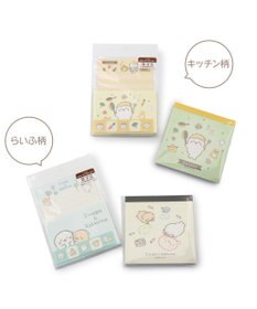 Mother garden しろたんキッチン柄 スクエアメモ & ミニレターセット 2点セット