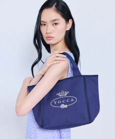 TOCCA BOW BRIDGE CANVAS TOTE トートバッグ【星風まどかさん着用】