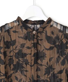 ICB 【30th ANNIVERSARY】 アーカイブフラワープリント ドルマンスリーブブラウス