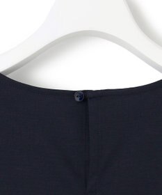 23区 【汗じみ防止加工】スカーフプリントコンビ フレンチスリーブ カットソー