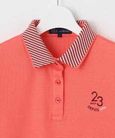 23区GOLF 【WOMEN】ハニカムライト鹿子 半そでポロシャツ