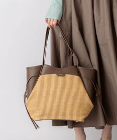 23区 ペーパーライクコンビ トートバッグ (M)