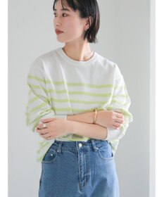 Te chichi ボーダーボックスシルエットプルオーバー