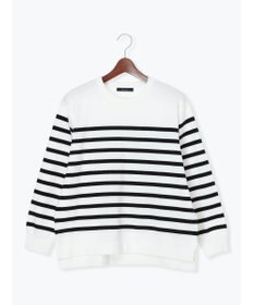 Te chichi ボーダーボックスシルエットプルオーバー