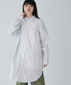 WEGO ストライプロングシャツ