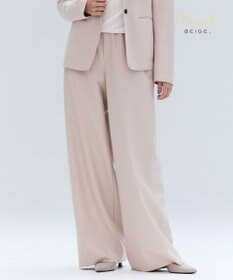 BEIGE， 【セットアップ対応】CORBY / ウールイージーワイドパンツ